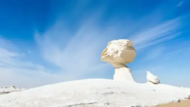Scenic White Desert landscape
